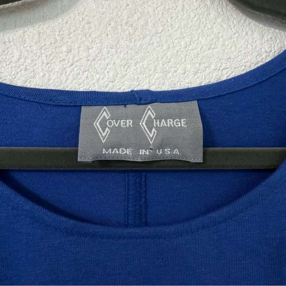 Cover Charge Cat Dress Vintage Lagenlook Artsy Pockets Slits Mumu Dress Sz Large - Picture 2 of 6